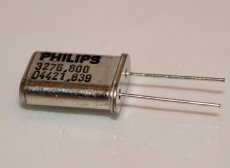 Philips Quarz 3,276800 MHz HC49U (VPE:10)
